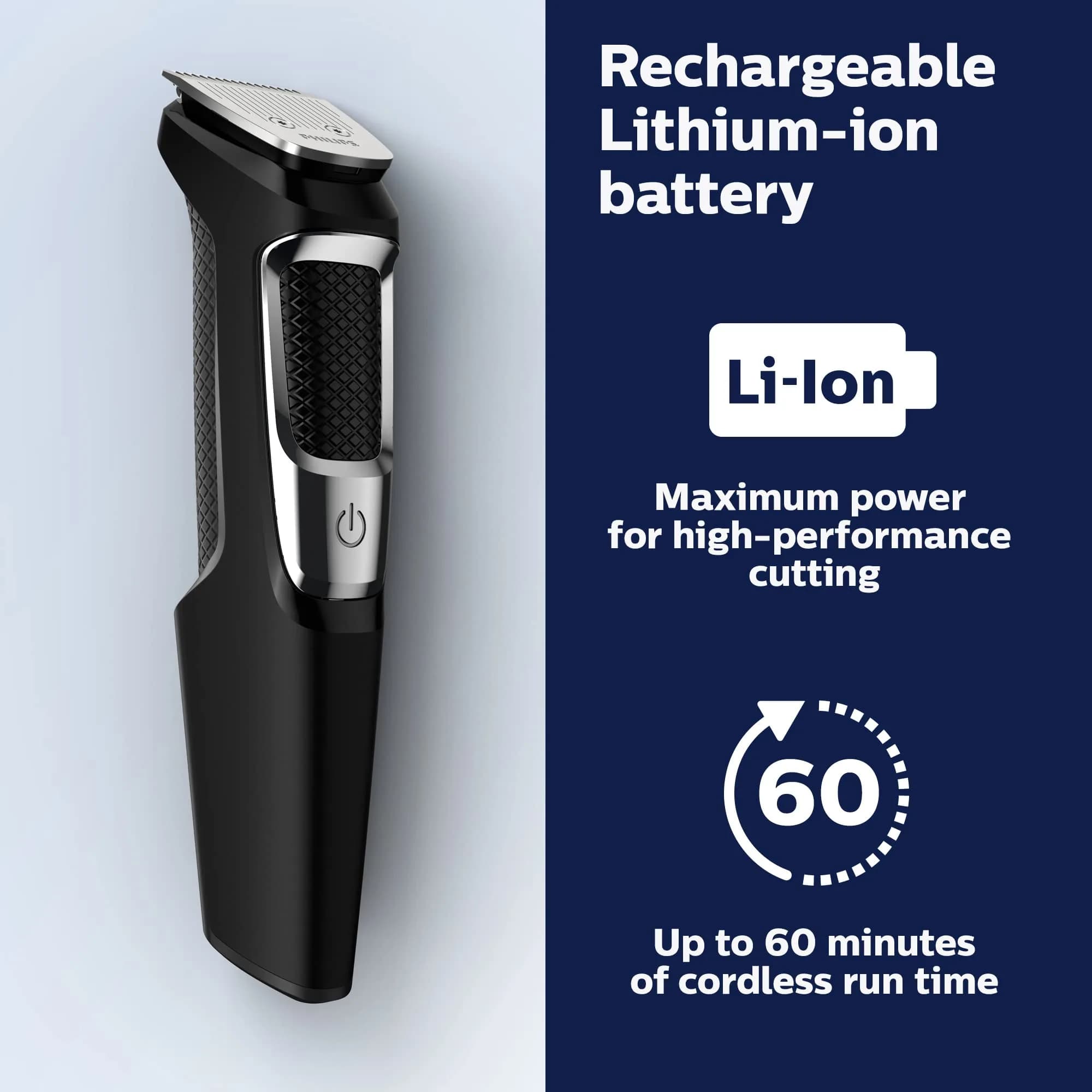 Philips Norelco 3000 Series Black 13-in-1 Beard Trimmer Grooming Kit - view 4