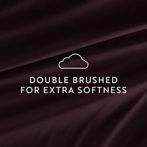 Linen Market King Sheet Set 6 Piece Purple | Ultra Soft & Breathable Cooling Microfiber thumbnail 2