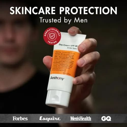 Anthony Day Cream SPF 30 Face Moisturizer, 3 Fl Oz | Broad Spectrum Sun Protection with Hydrating Squalene & Vitamin E thumbnail 5