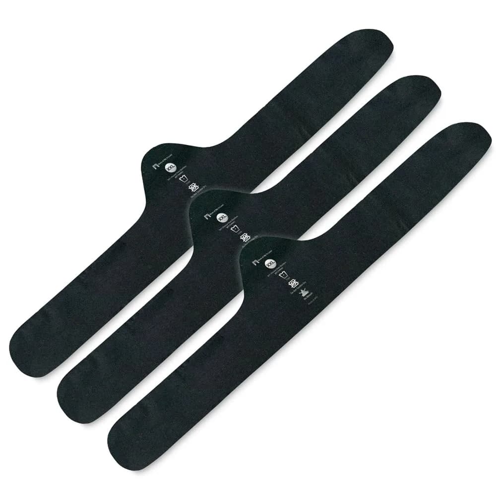 More of Me to Love Soft Viscose Cotton Bra Liners (Black, 3-Pack, Medium) – Sweat-Wicking, Stay Dry