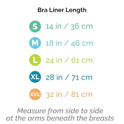 More of Me to Love Soft Viscose Cotton Bra Liners (Black, 3-Pack, Medium) – Sweat-Wicking, Stay Dry thumbnail 2