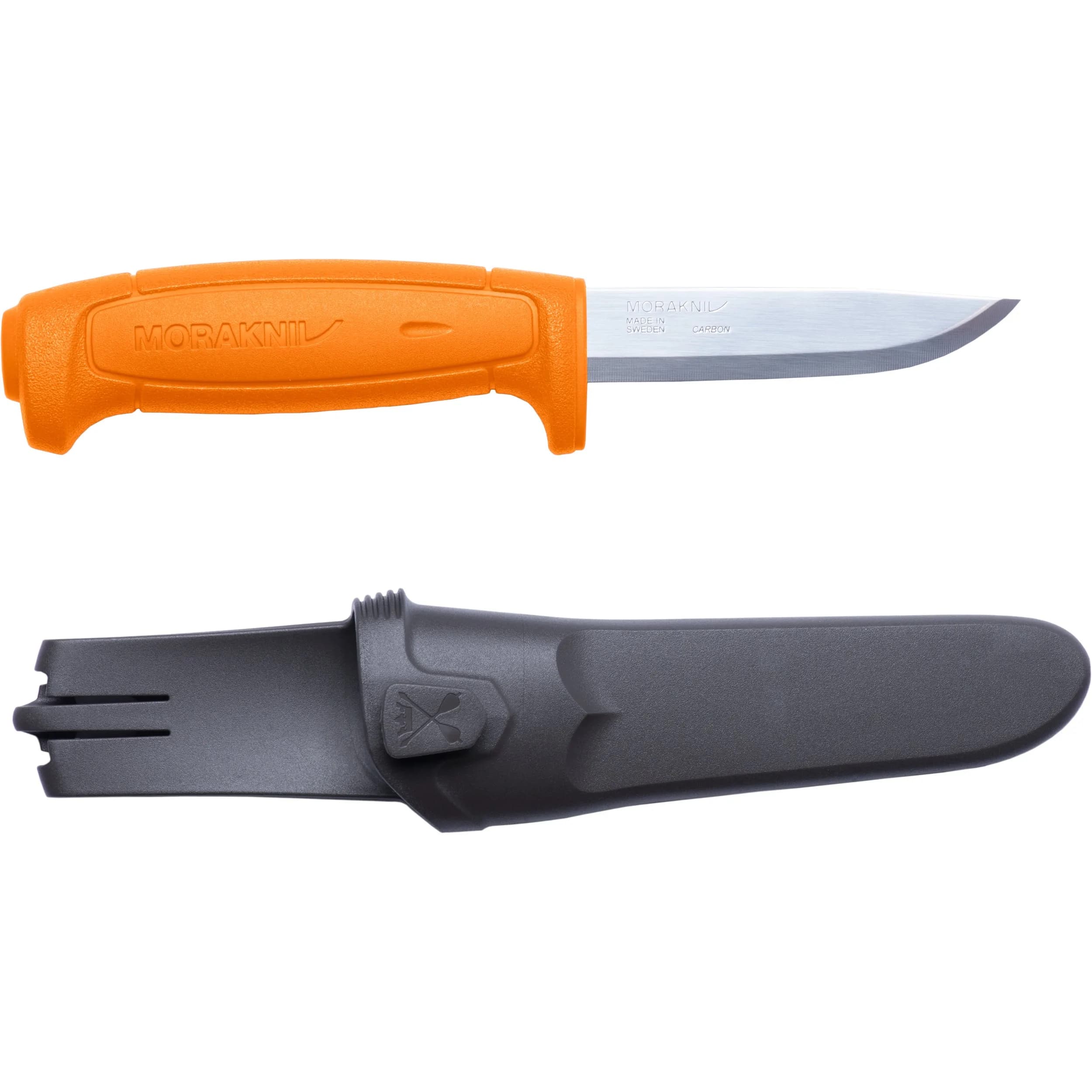 Morakniv Basic 511 Fixed-Blade Knife 9.1 cm (3.6 Inch) | High Carbon Steel Utility Knife — Orange