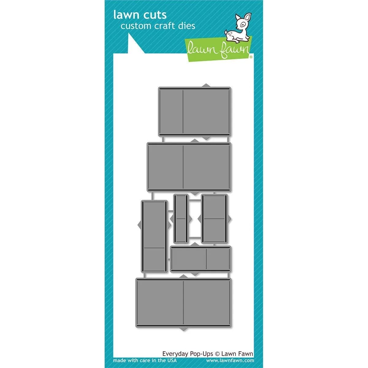 Lawn Fawn Craft Die - Everyday Pop-Ups | Metal Steel Scrapbooking Embellishment (0.05 lbs, Dies only)