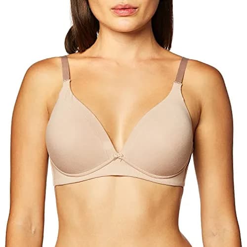 Warner's Invisible Bliss Cotton Comfort Wireless Lift T-Shirt Bra 34C | Light Support, Cotton, No-Show Design thumbnail 1