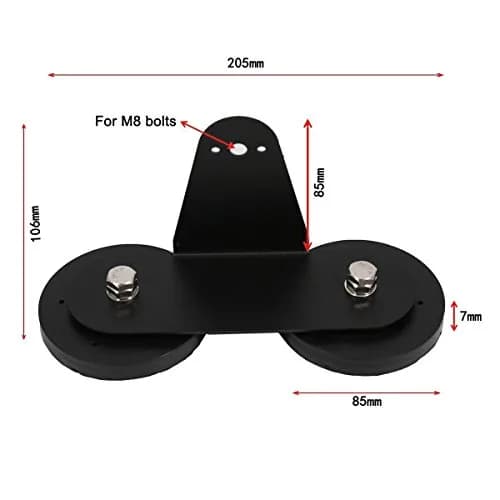Lightronic Ultra Strong Magnetic Mount Base for LED Light Bars - 2 Pack | Side Mount for Trucks & SUVs thumbnail 2