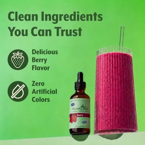 SweetLeaf Stevia Drops Liquid Sweetener, Berry - 2 Fl Oz, Pack of 2 | Zero Calorie, Natural Flavor, Keto Friendly thumbnail 6