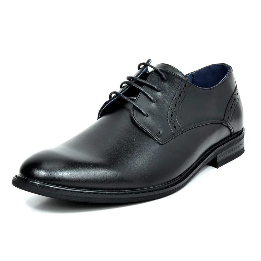 Bruno Marc Men's Dress Classic Comfort Oxford Shoes, Black, 6.5 | Vintage Style with Comfort