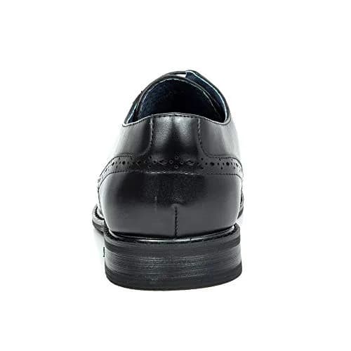 Bruno Marc Men's Dress Classic Comfort Oxford Shoes, Black, 6.5 | Vintage Style with Comfort thumbnail 6