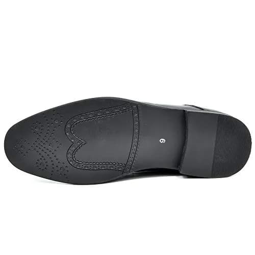 Bruno Marc Men's Dress Classic Comfort Oxford Shoes, Black, 6.5 | Vintage Style with Comfort thumbnail 7