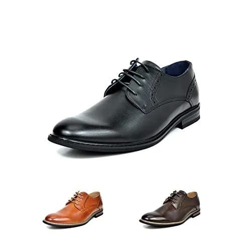 Bruno Marc Men's Dress Classic Comfort Oxford Shoes, Black, 6.5 | Vintage Style with Comfort thumbnail 10