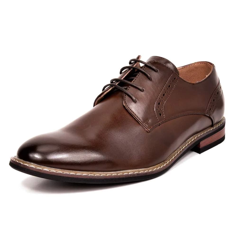 Bruno Marc Men's Dress Classic Comfort Oxford Shoes,Dark Brown,10 | Vintage Style with Comfort