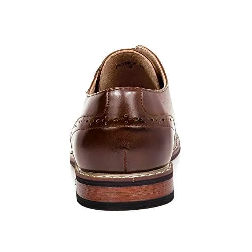 Bruno Marc Men's Dress Classic Comfort Oxford Shoes,Dark Brown,10 | Vintage Style with Comfort thumbnail 7