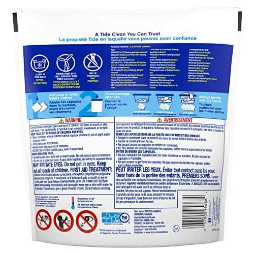 Tide PODS Free & Gentle Laundry Detergent Pacs 20 Count | Hypoallergenic & Dye-Free thumbnail 2
