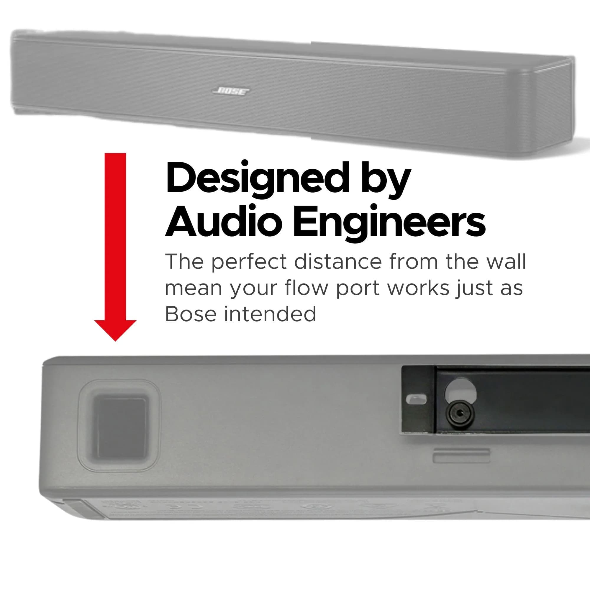 Sound Bass Wall Mount Bracket for Bose Solo 5 Soundbar | Precision Engineered 2.5mm Steel - view 6
