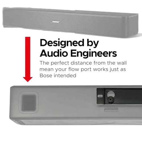 Sound Bass Wall Mount Bracket for Bose Solo 5 Soundbar | Precision Engineered 2.5mm Steel thumbnail 6