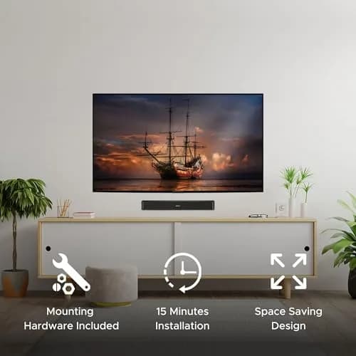 Sound Bass Wall Mount Bracket for Bose Solo 5 Soundbar | Precision Engineered 2.5mm Steel thumbnail 8