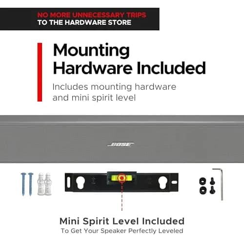 Sound Bass Wall Mount Bracket for Bose Solo 5 Soundbar | Precision Engineered 2.5mm Steel thumbnail 3