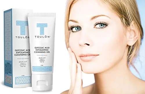 TOULON Glycolic Acid Face Wash 4 Oz | Exfoliating Gel for All Skin Types thumbnail 5