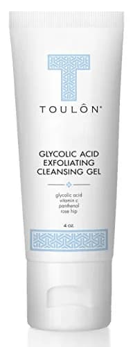 TOULON Glycolic Acid Face Wash 4 Oz | Exfoliating Gel for All Skin Types thumbnail 3