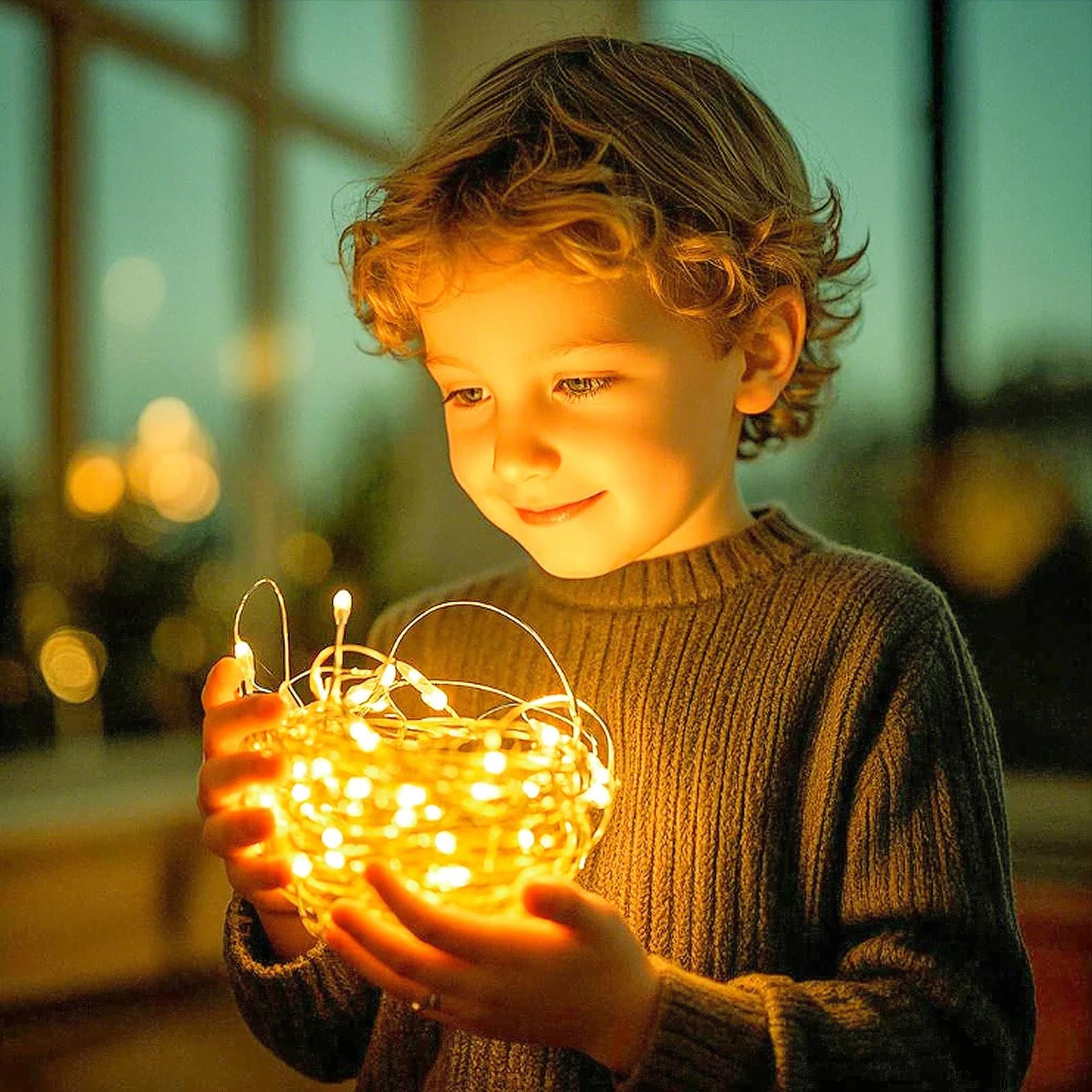 Ehome White LED String Lights 10m (33ft) | USB Powered, Waterproof, Copper Wire - view 3