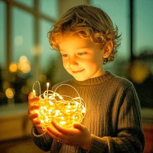 Ehome White LED String Lights 10m (33ft) | USB Powered, Waterproof, Copper Wire thumbnail 3
