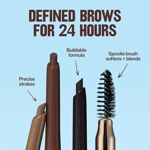 Revlon ColorStay Eyebrow Pencil, 205 Blonde, 0.006 kg (0.021 oz) | Waterproof Definition for Natural Brows thumbnail 6