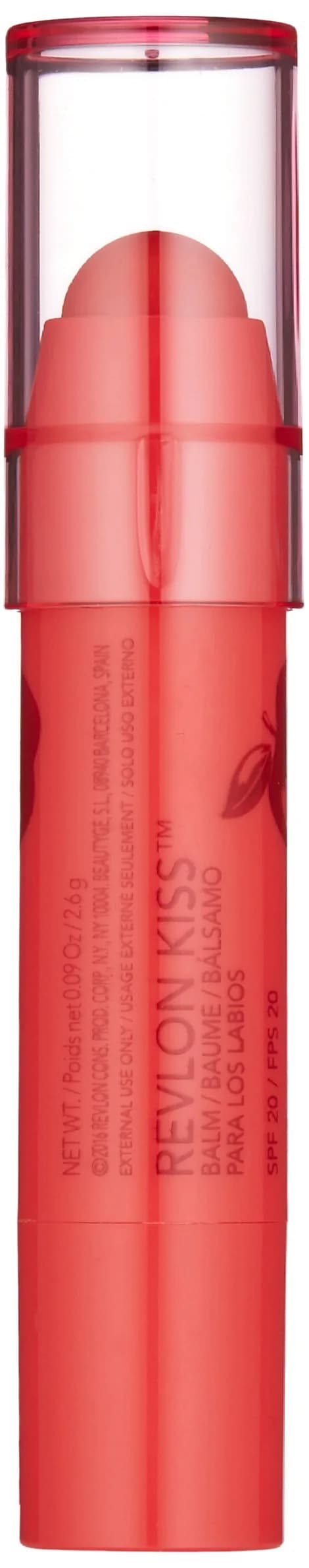 Revlon Kiss Tinted Lip Balm 0.09 Oz (2.55 g) | SPF 20 Hydration with Natural Fruit Oils - view 2