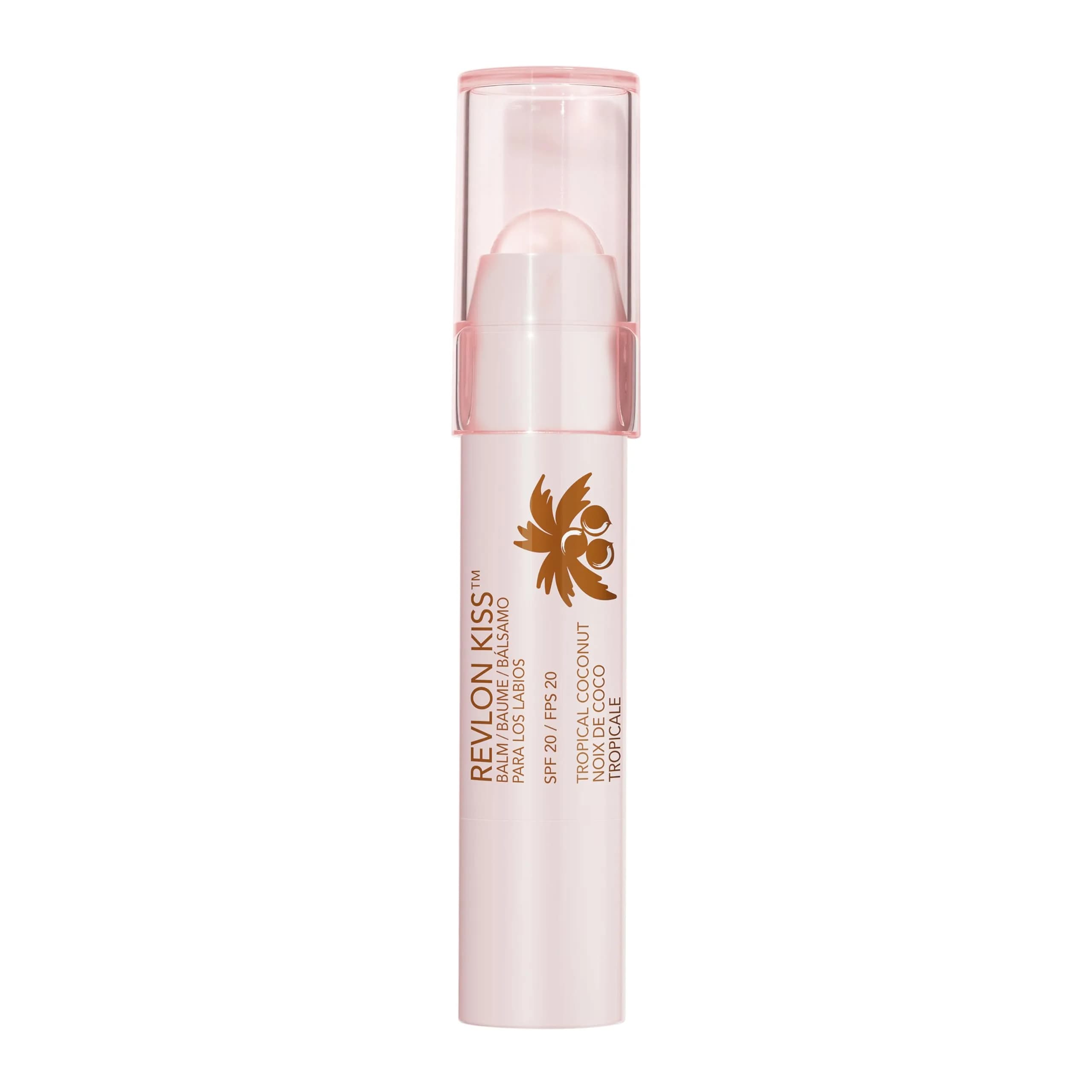 Revlon Kiss Balm Tropical Coconut SPF 20 0.09 oz (2.55 g) | Hydrating Lip Care with Natural Fruit Oils - view 6