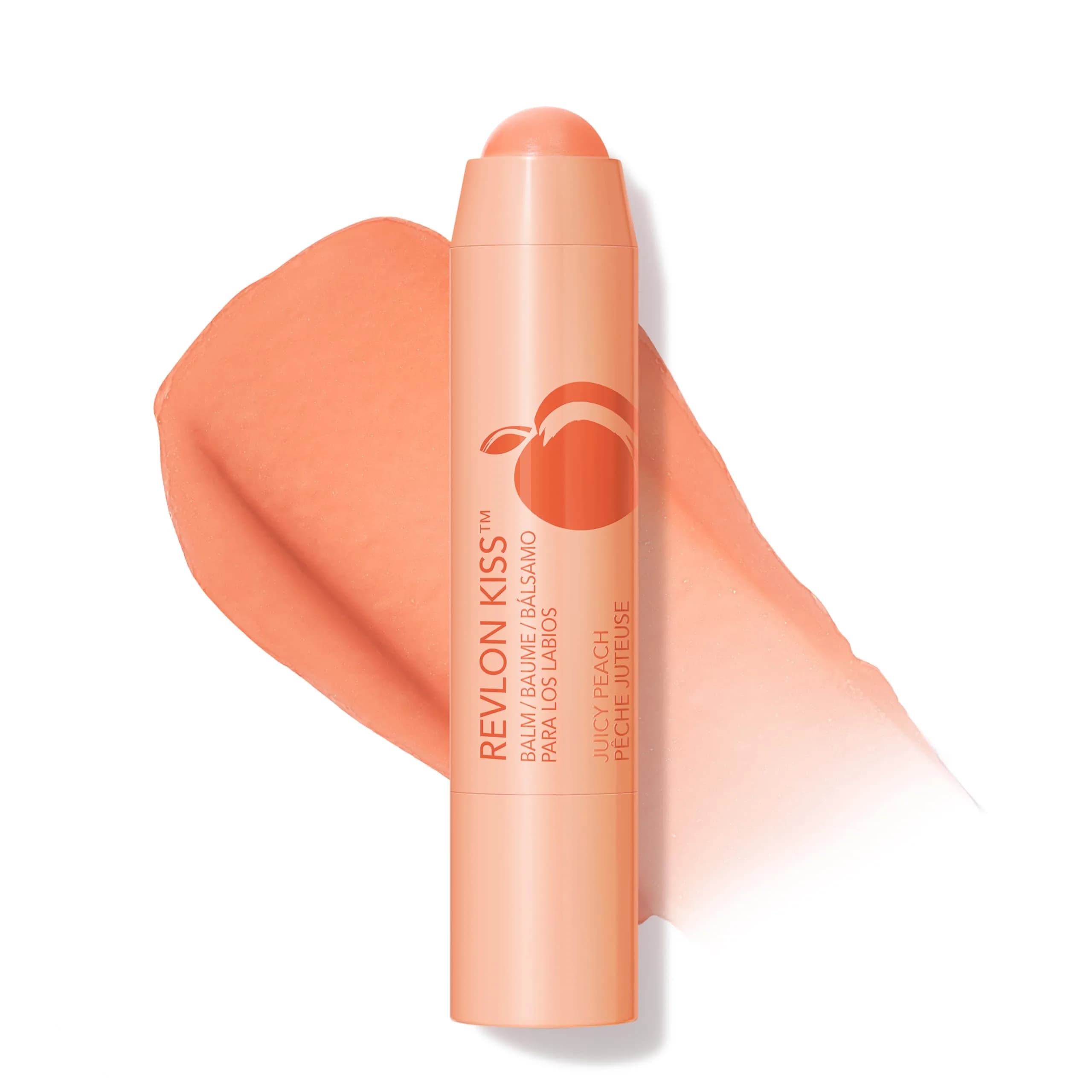 Revlon Kiss Tinted Lip Balm 0.09 Oz Pack of 1 in Juicy Peach - SPF 20 Hydration - main product image