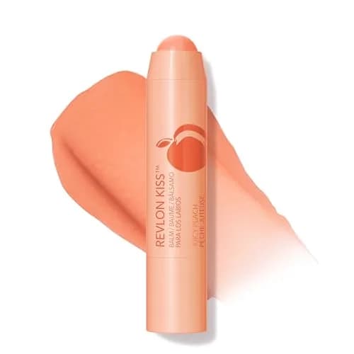 Revlon Kiss Tinted Lip Balm 0.09 Oz Pack of 1 in Juicy Peach - SPF 20 Hydration thumbnail 1