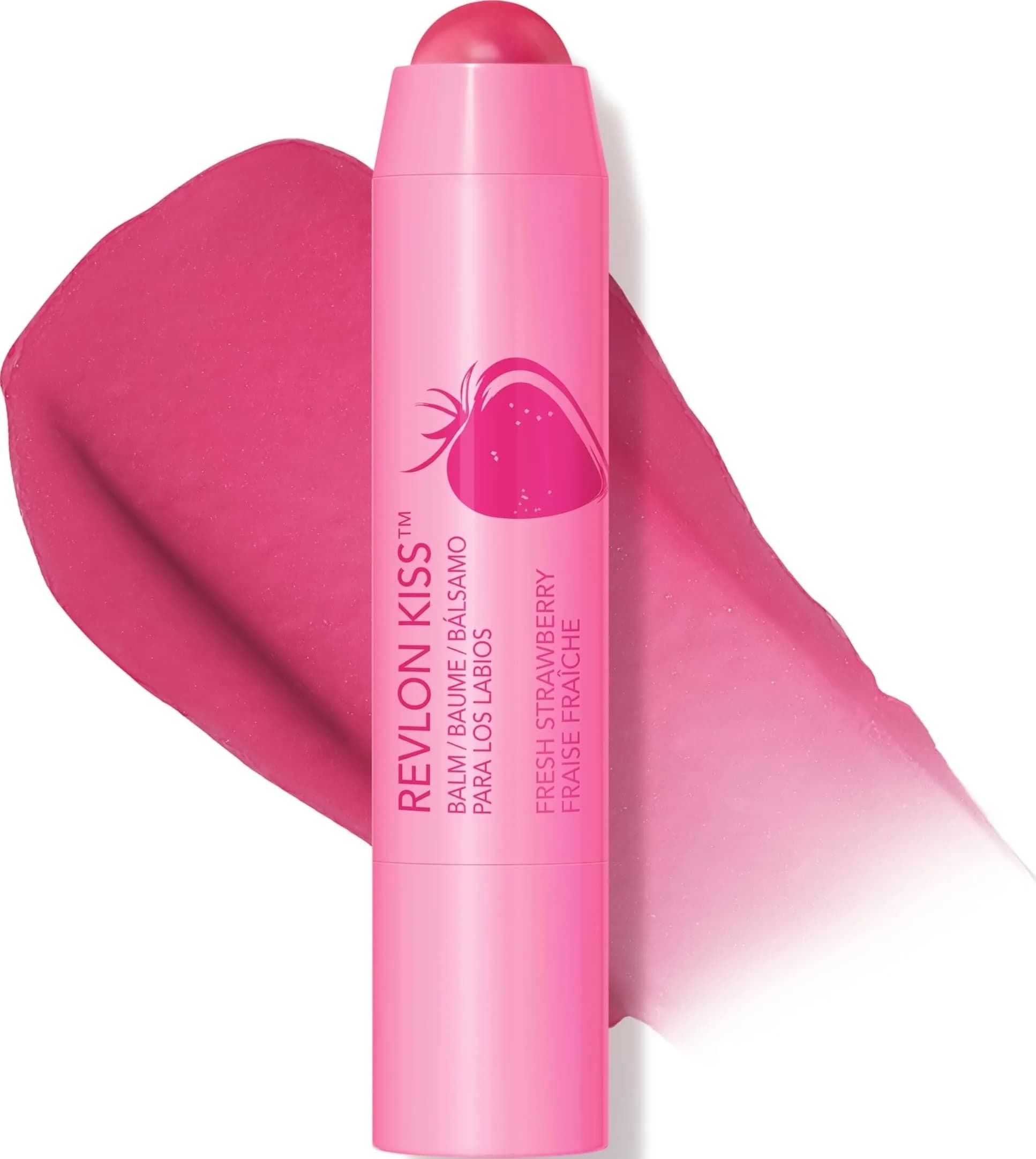 Revlon Kiss Tinted Lip Balm, Fresh Strawberry SPF 20 - Hydrating Tinted Lip Care - main product image