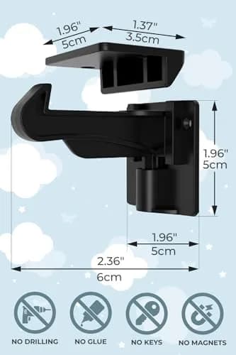The Good Stuff Invisible Baby Cabinet Locks – No Tools Needed, 12 Pack | Secure Drawers & Cabinets thumbnail 6