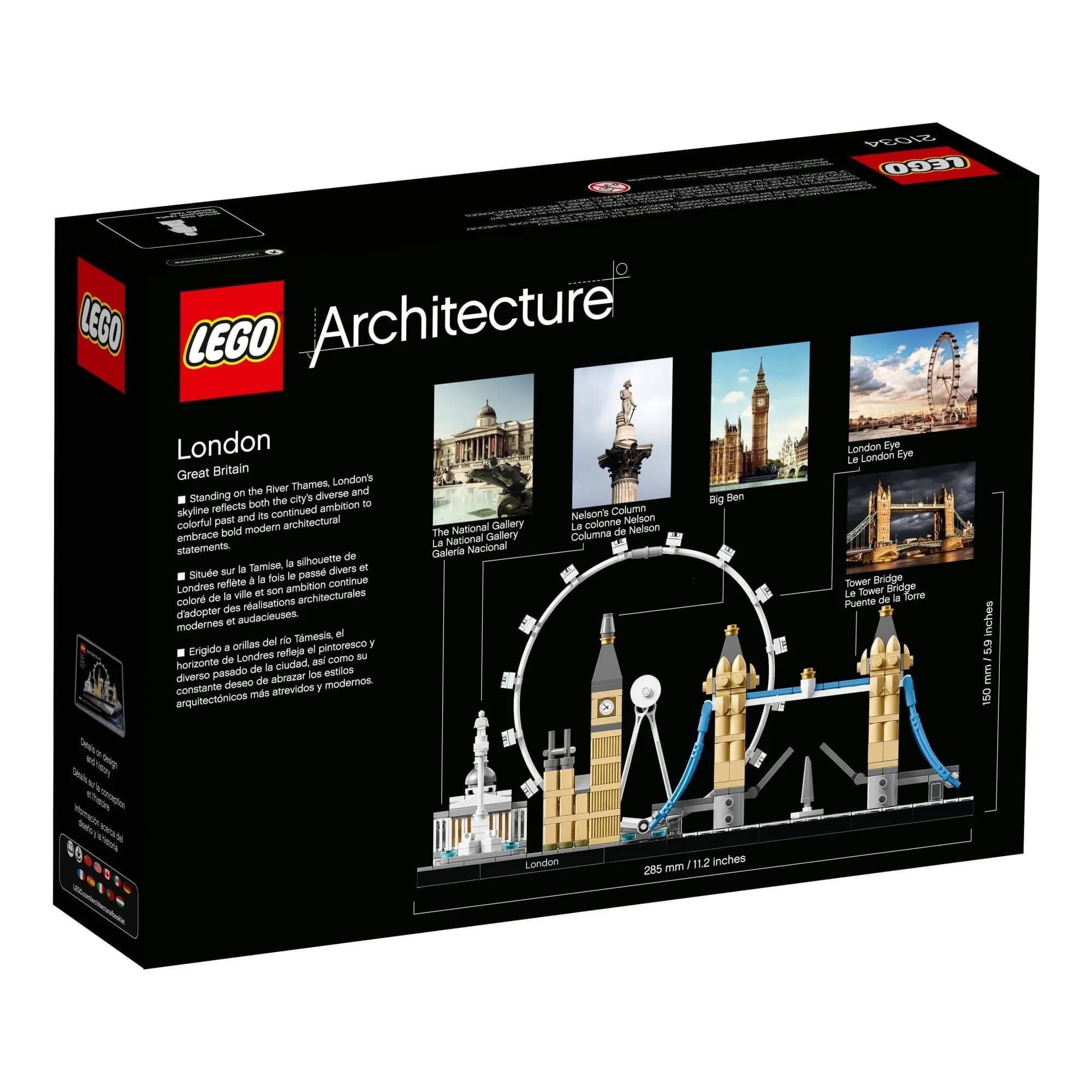 LEGO Architecture London Skyline Collection 21034 Building Set Model Kit | 468 Pieces - view 6