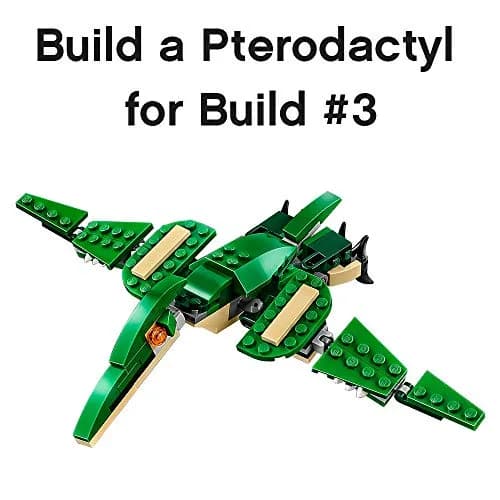 LEGO Creator 3 in 1 Mighty Dinosaur Toy 174 Pieces | ASTM-Tested, Non-Toxic, Educational Toy thumbnail 6