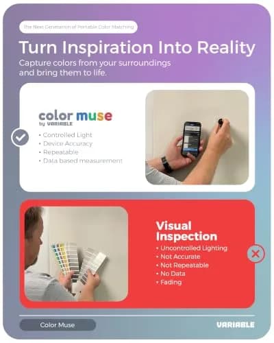 COLOR MUSE Colorimeter - Mobile Color Matching Tool | Accurately Matches Colors to Paint and Products thumbnail 5