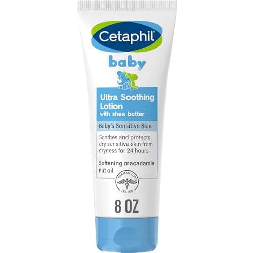 Cetaphil Baby Ultra Soothing Lotion with Shea Butter, 237ml (8 Fl Oz) | Dermatologist Recommended for Dry, Sensitive Skin thumbnail 1