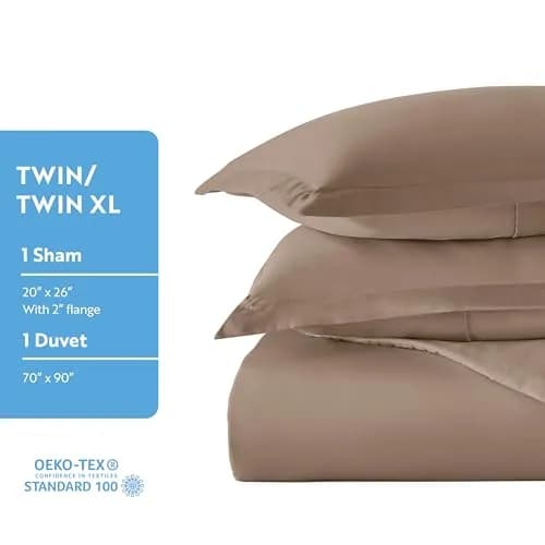 Linen Market Duvet Cover King Size (Taupe) | Hotel-Like Comfort & Softness thumbnail 7