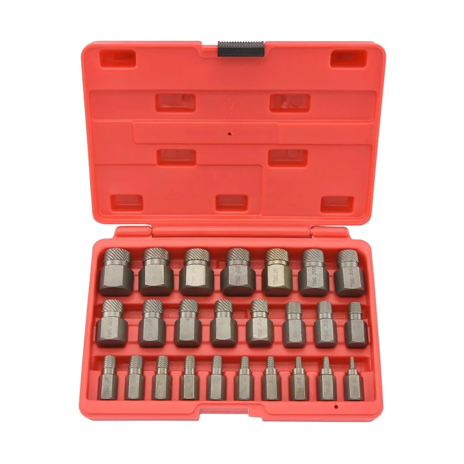 NEIKO 04204A Hex-Head Multispline Screw and Bolt Extractor Set, 25 Pieces | Remove Broken & Stripped Fasteners — 25 Piece