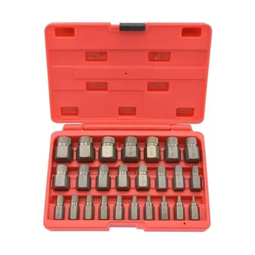 NEIKO 04204A Hex-Head Multispline Screw and Bolt Extractor Set, 25 Pieces | Remove Broken & Stripped Fasteners thumbnail 1