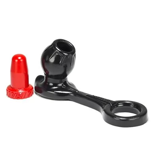 Oxballs Fucklock Asslock Cock Ring and Hollow Plug 300g (Black) | Ultimate Stimulation thumbnail 1