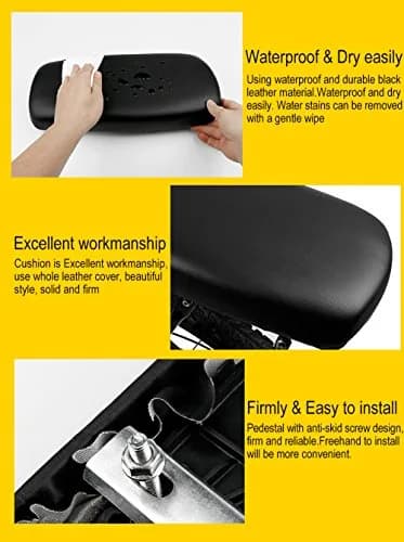 TOPCABIN Bicycle Manned Cushion Mountain Bike Back Seat | Comfortable Saddle for Kids & Adults thumbnail 3