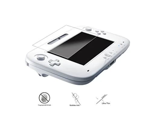 (Pack of 2) Tempered Glass Screen Protector for Nintendo Wii U, AKWOX 0.3mm 2.5D High Definition 9H | Premium Clear Screen Film thumbnail 4