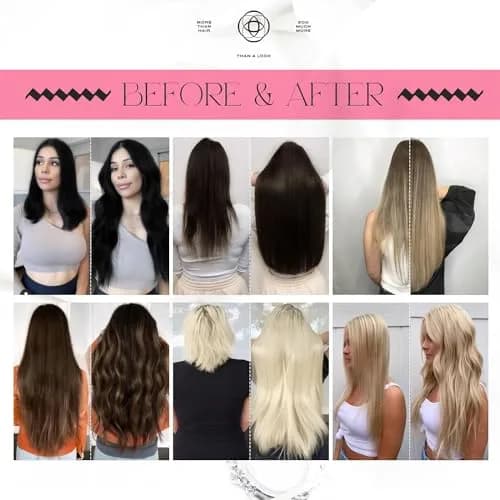 Moresoo Itip Human Hair Extensions 18 Inch | Natural Brown, Micro-Ring & Cold Fusion thumbnail 6