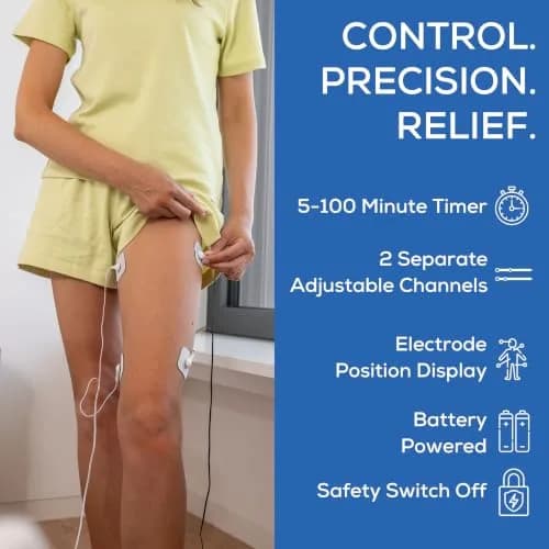 Beurer EM49 Digital TENS & EMS Device with 15 TENS Programs & 35 EMS Programs | 11.2 cm (4.4 in) Length x 16.5 cm (6.5 in) Height x 22.4 cm (8.8 in) Width thumbnail 6