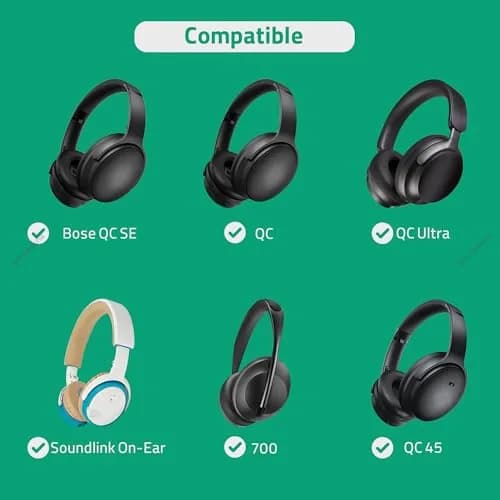 GEEKRIA Audio Cable with Mic Compatible with Bose QC Ultra II/SE/45/35 II, 700 Headphones, 3.5mm to 2.5mm Replacement Stereo Cord with Inline Microphone (1.2 m / 4 ft) thumbnail 5