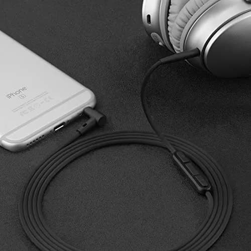GEEKRIA Audio Cable with Mic Compatible with Bose QC Ultra II/SE/45/35 II, 700 Headphones, 3.5mm to 2.5mm Replacement Stereo Cord with Inline Microphone (1.2 m / 4 ft) thumbnail 8