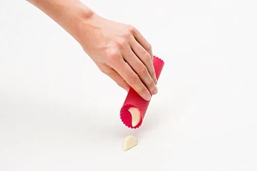 Zyliss Garlic Peeler - Silicone Garlic Peeler Tube Roller for Easy Garlic Skin Removal - Dishwasher Safe - Red thumbnail 4
