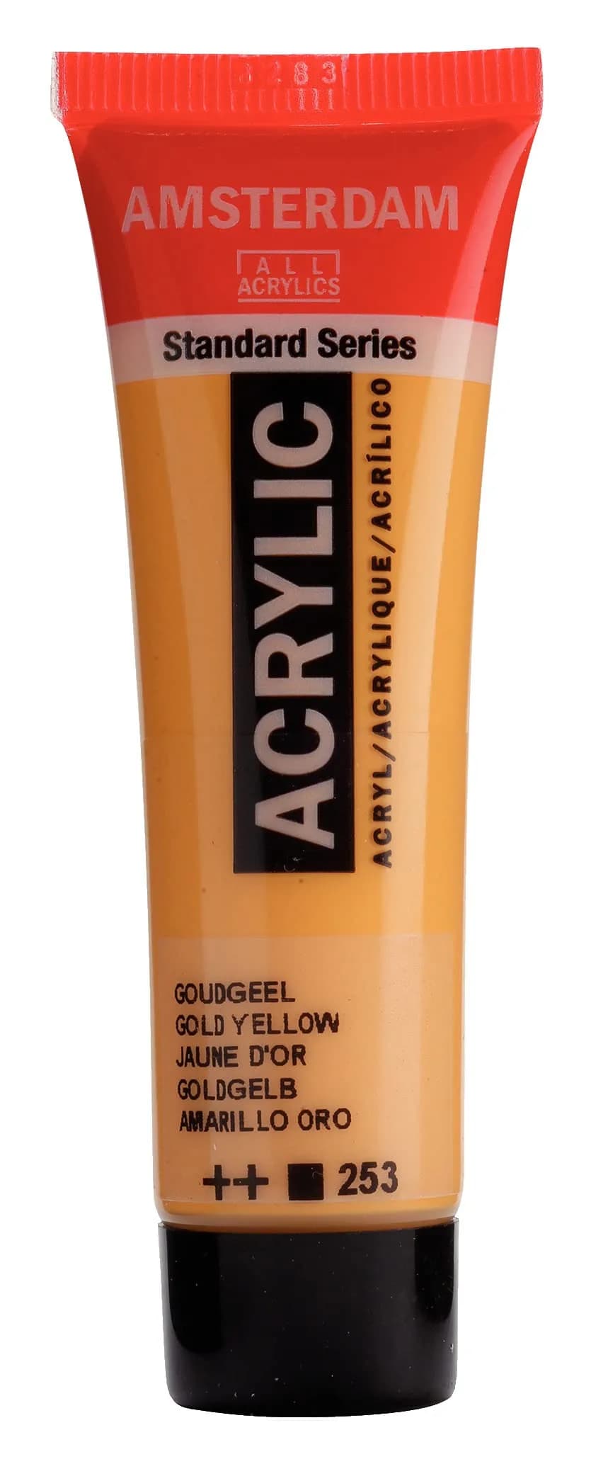 Amsterdam Standard Acrylic Paint Gold Yellow 20ml (0.7 Fl Oz) | Thick Consistency, Quick Drying thumbnail 1