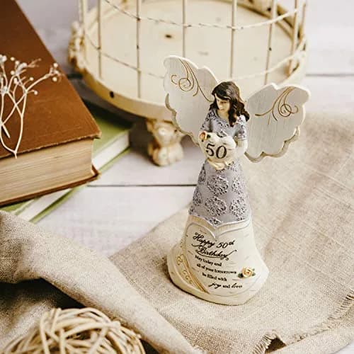 Pavilion Gift Company 50th Birthday Angel Figurine 15.24 cm (6") | Classic Birthday Gift thumbnail 6