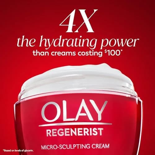 Olay Regenerist Micro-Sculpting Cream Face Moisturizer 0.5 oz | Deep Hydrating Anti-Aging Formula thumbnail 8